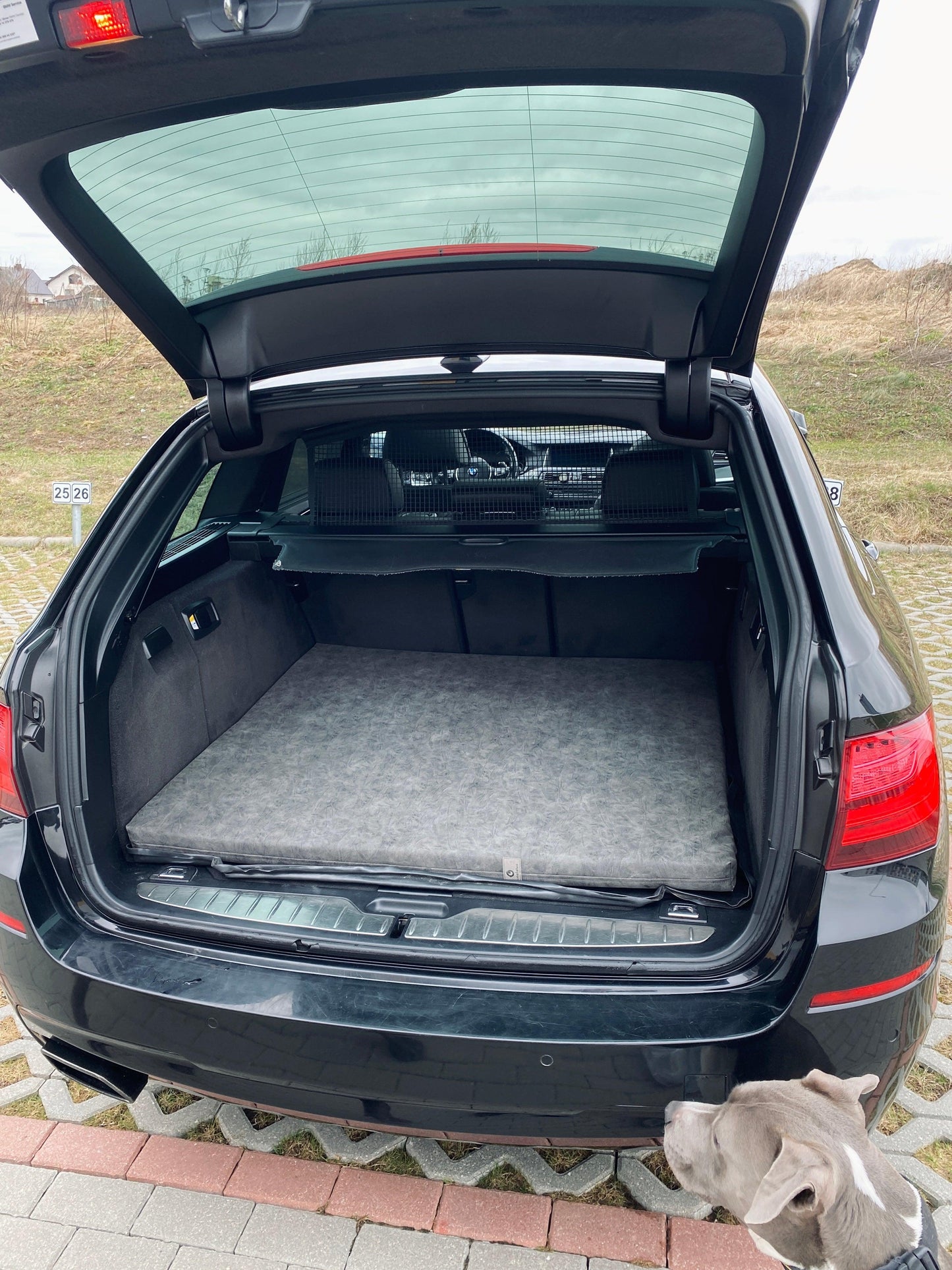 Dog crate mattress | Travel dog bed | 2-sided | Water resistant | IRON GREY | animalistus