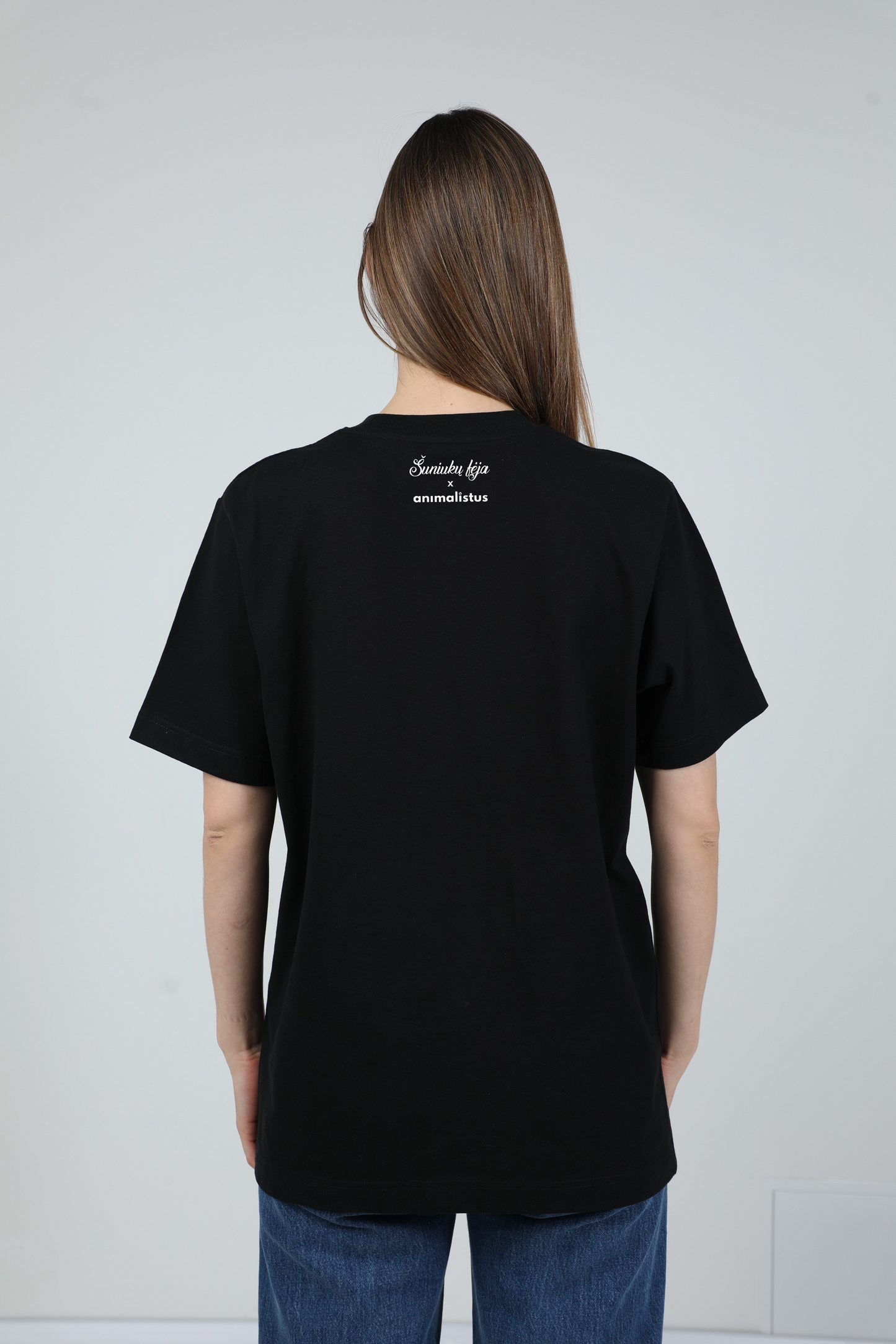 Šuniukų fėja x animalistus | Heavyweight T-Shirt with dogs. Oversized | Unisex | animalistus