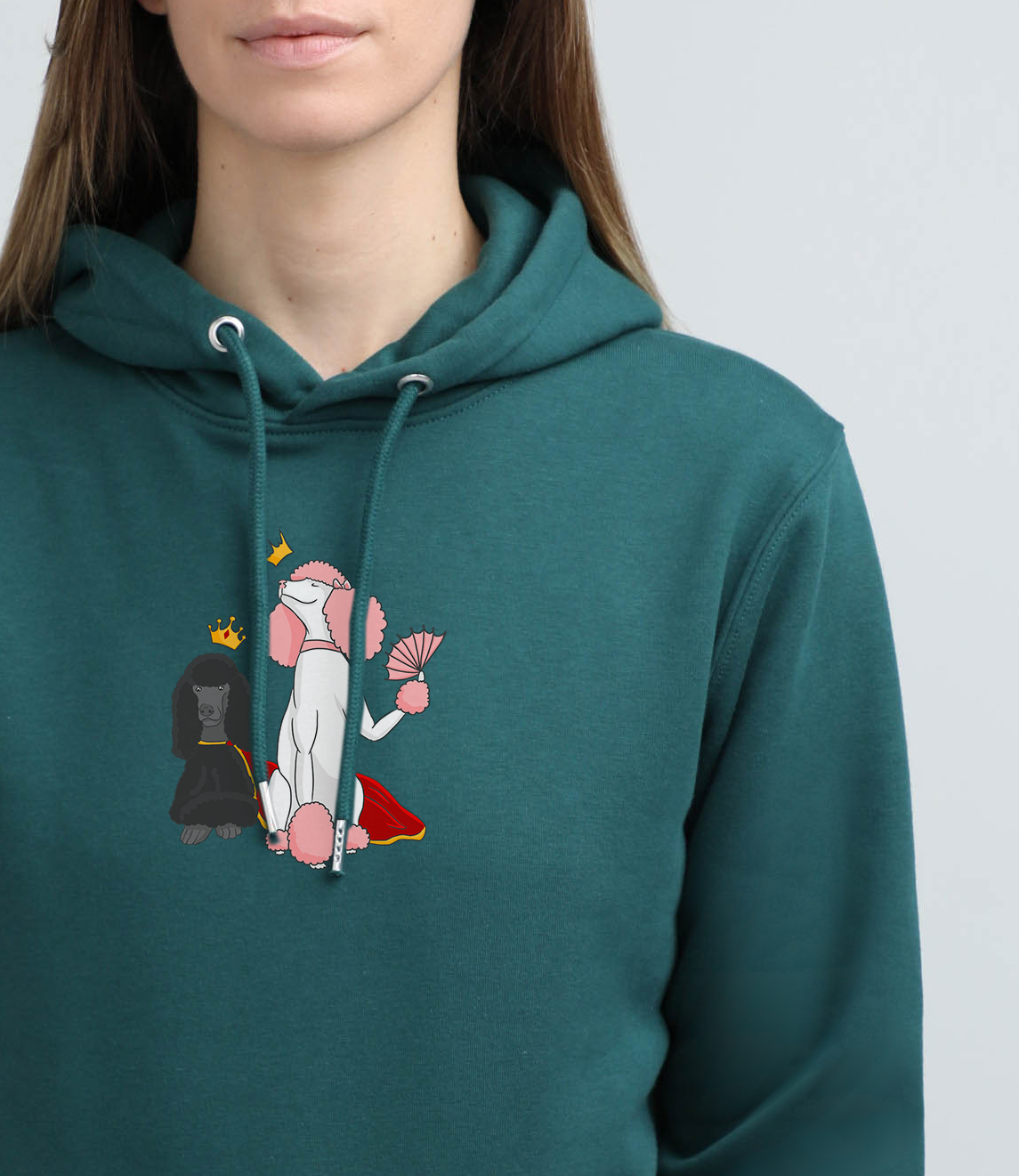 Royal dogs | Hoodie with dogs. Regular fit | Unisex | animalistus