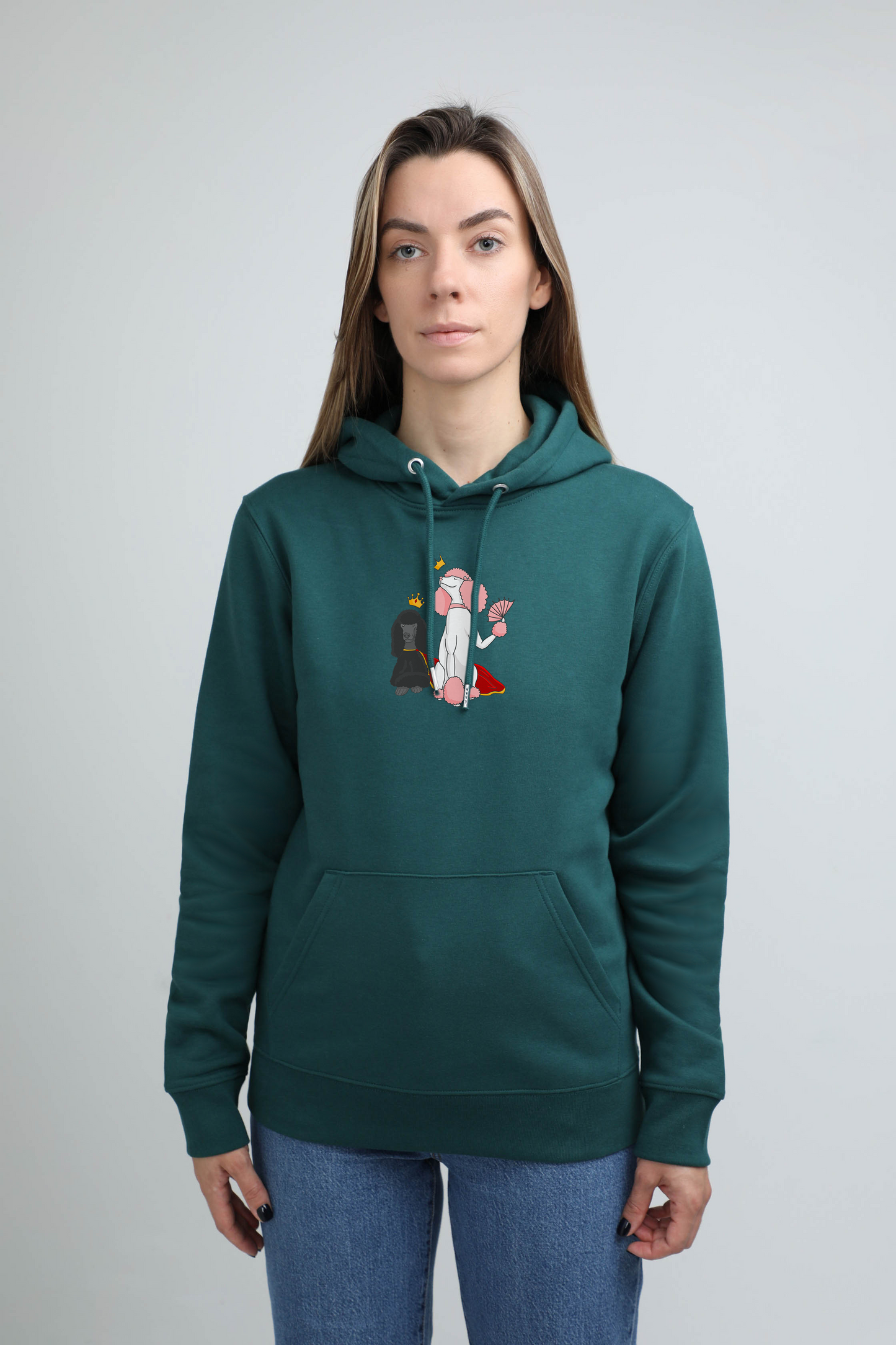 Royal dogs | Hoodie with dogs. Regular fit | Unisex | animalistus