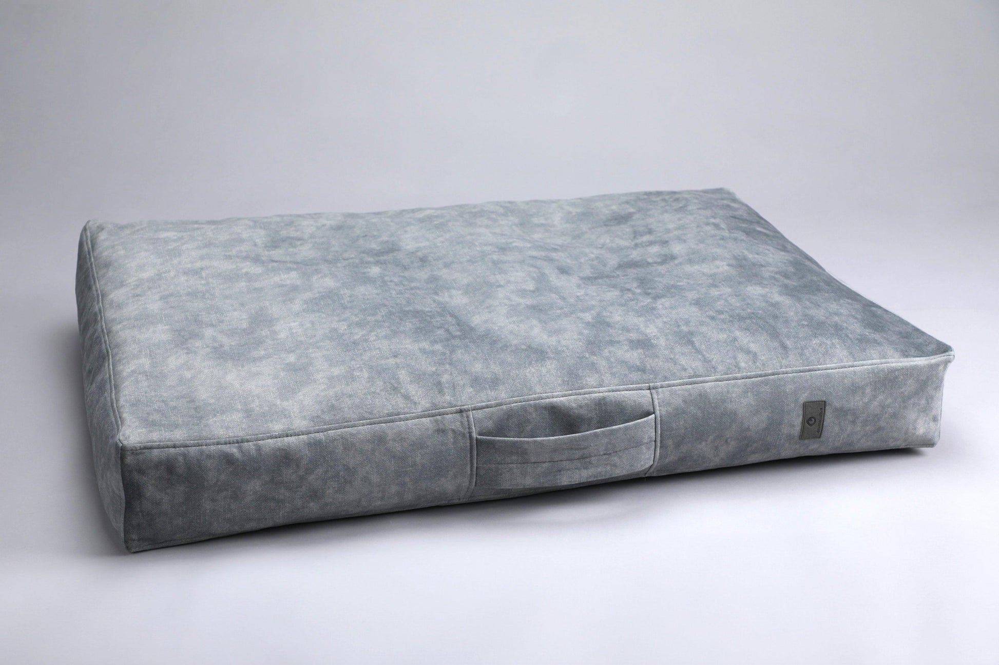 Dog cushion bed | LuxSoft | 2-sided | METAL GREY | animalistus