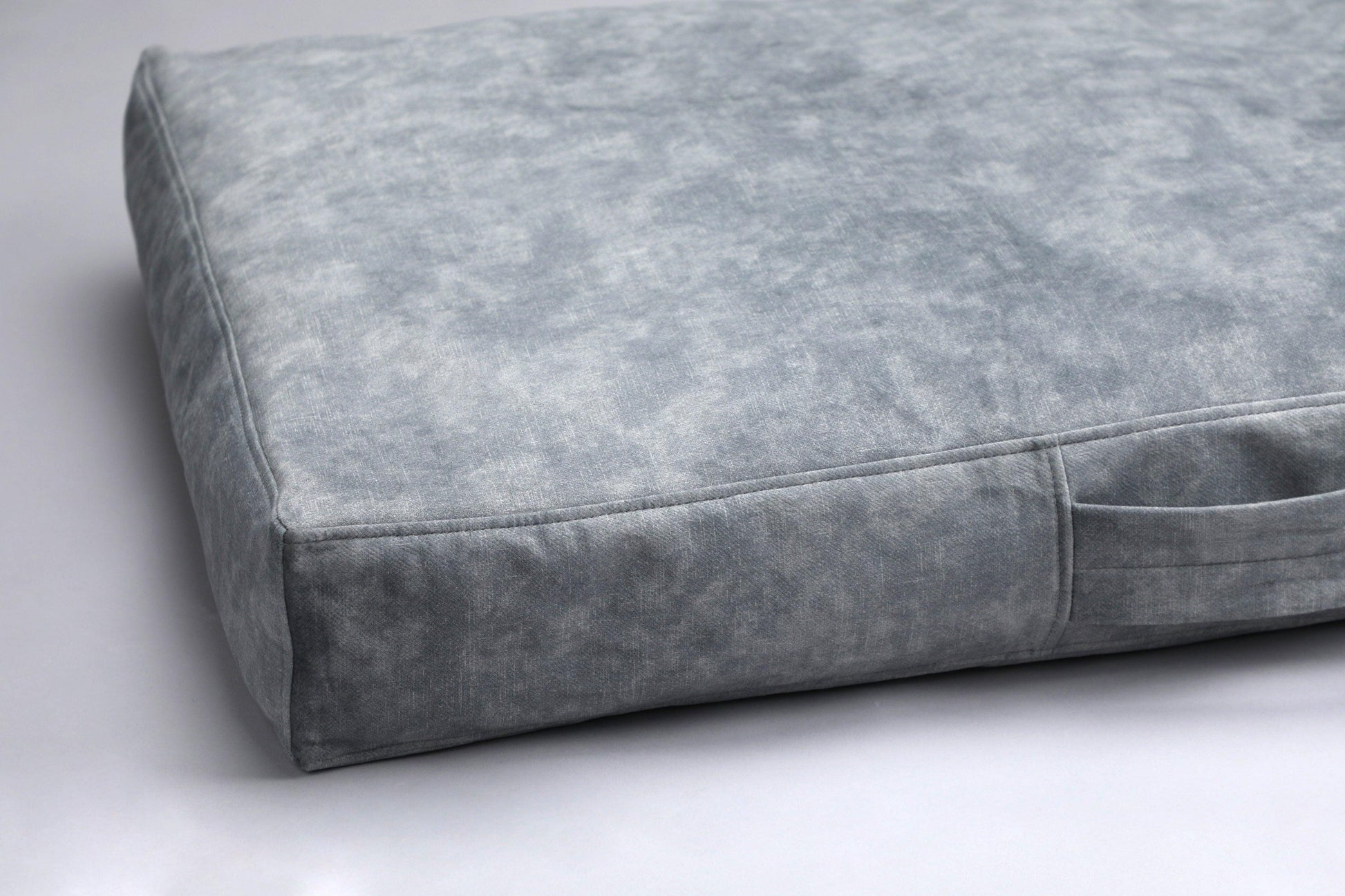 Dog cushion bed | LuxSoft | 2-sided | METAL GREY | animalistus