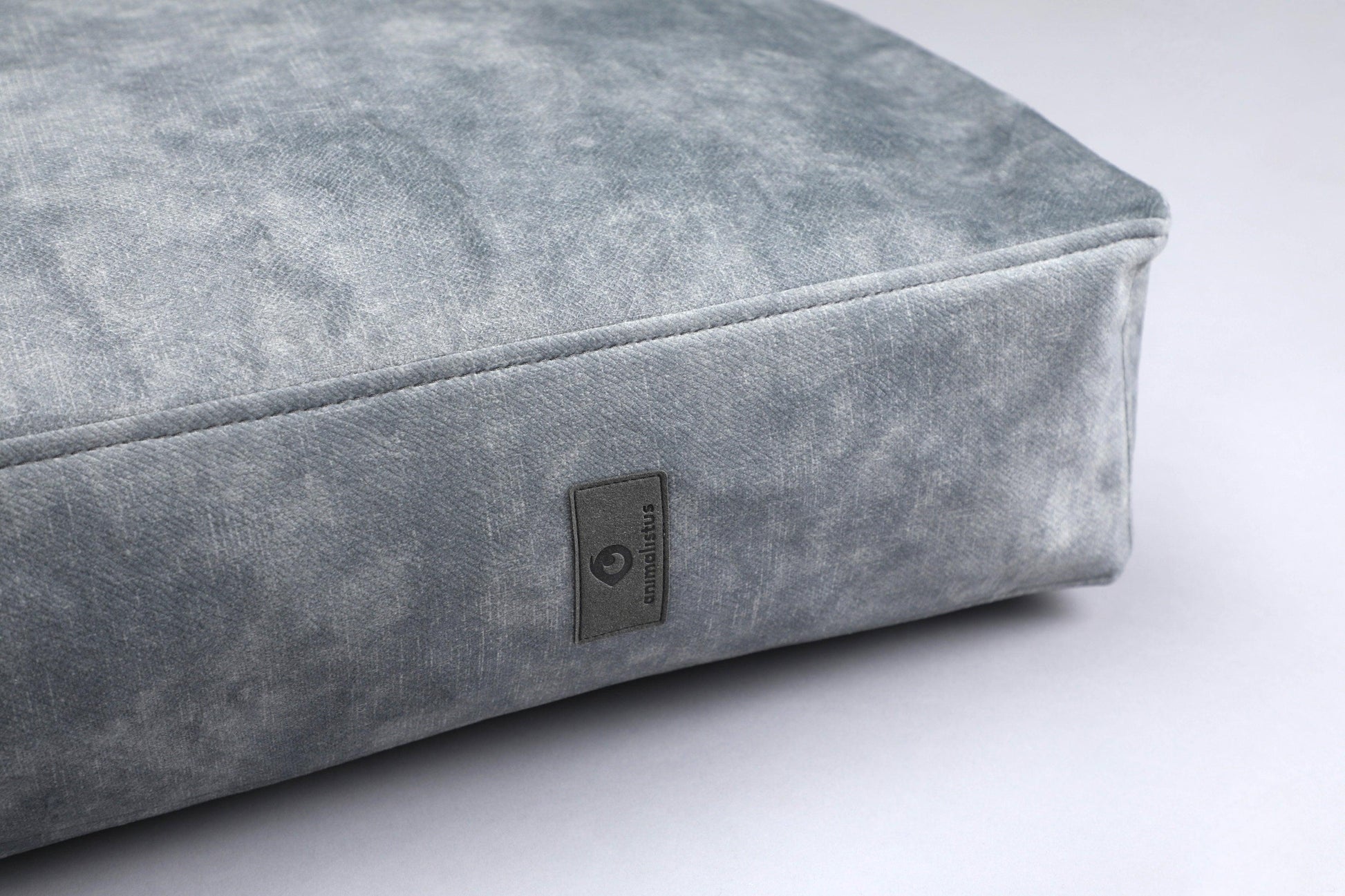 Dog cushion bed | LuxSoft | 2-sided | METAL GREY | animalistus