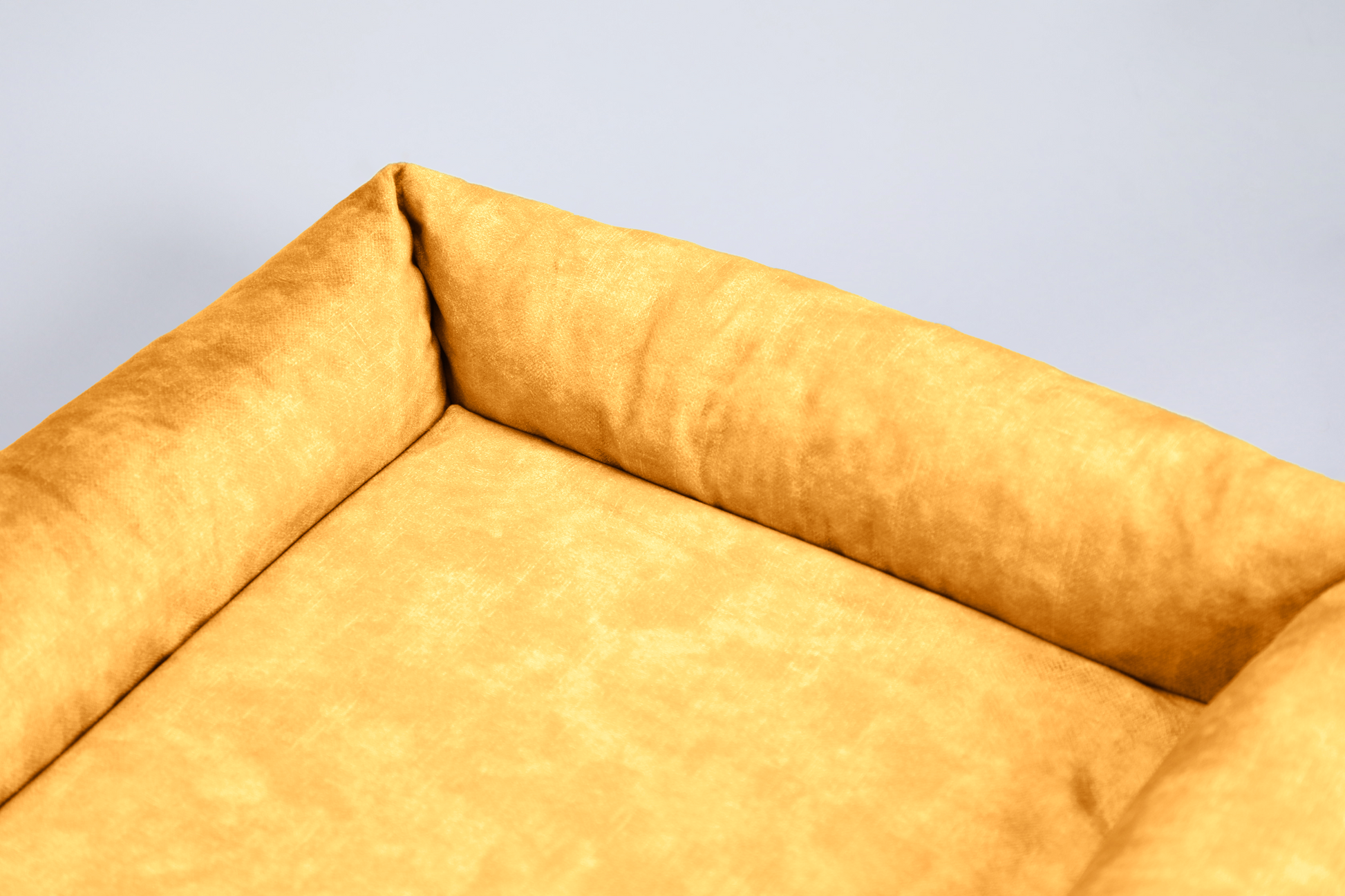Dog bed with sides | 2-sided | AMBER YELLOW | animalistus