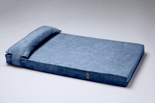 Dog's bedroom bed | ComfySupport+ | 2-sided | SKY BLUE | animalistus