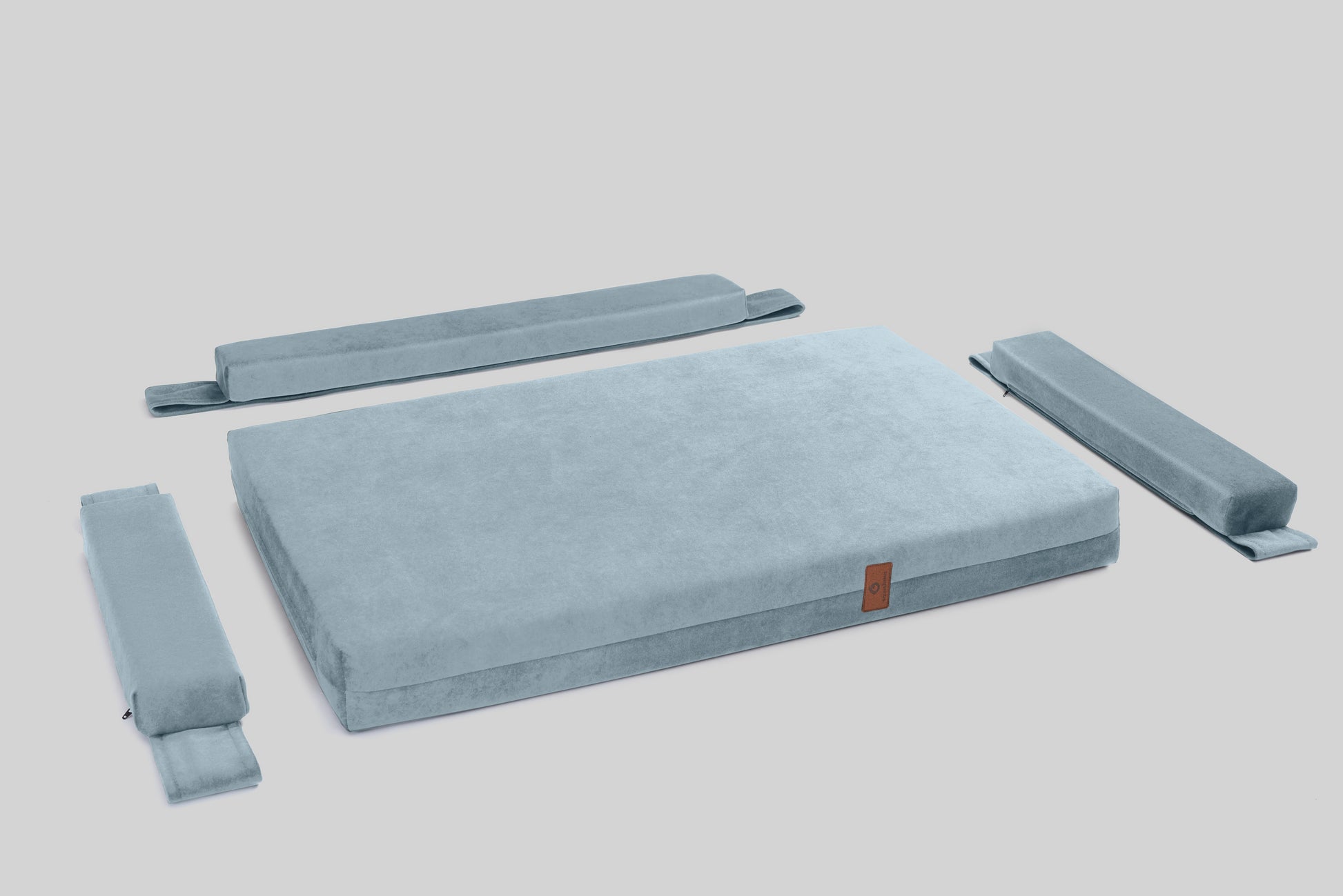 Transformer dog bed | ComfySupport+ | 2-sided | ICE BLUE | animalistus