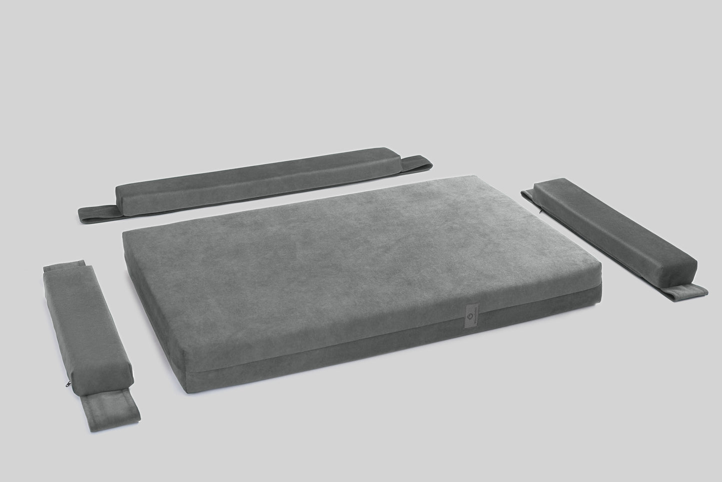 Transformer dog bed | ComfySupport+ | 2-sided | FOG GREY | animalistus