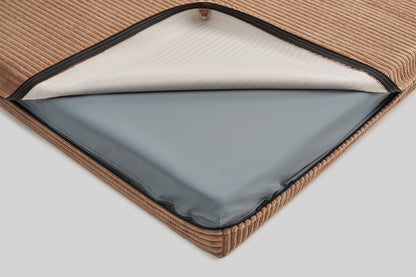<tc>Velvetinis šuns guolis - miegamojo lova | ComfySupport+ | Dvipusis | DYKUMOS SMĖLIS</tc>