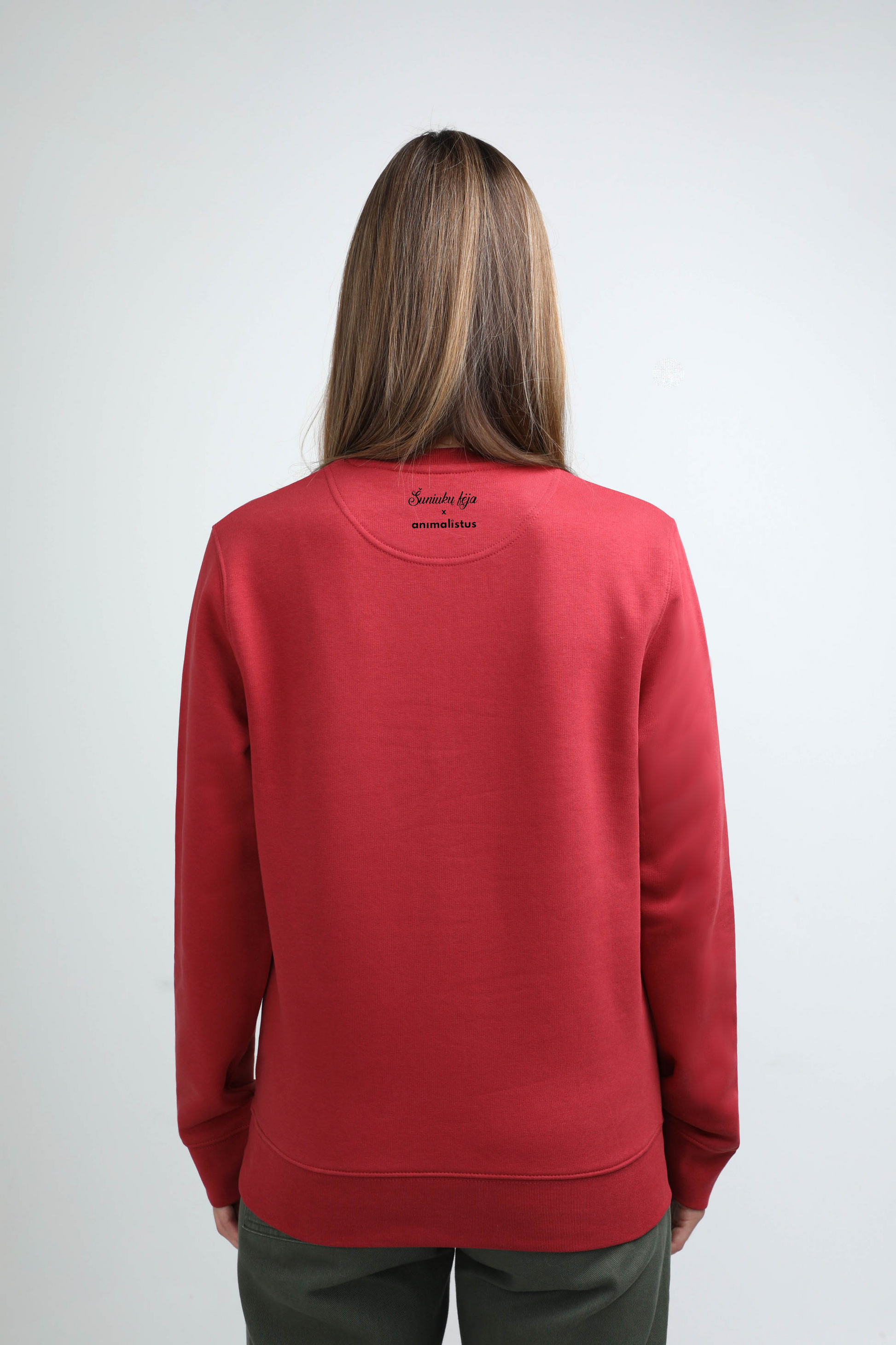 Šuniukų fėja x animalistus | Crew neck sweatshirt with dogs. Regular fit | Unisex - premium dog goods handmade in Europe by animalistus