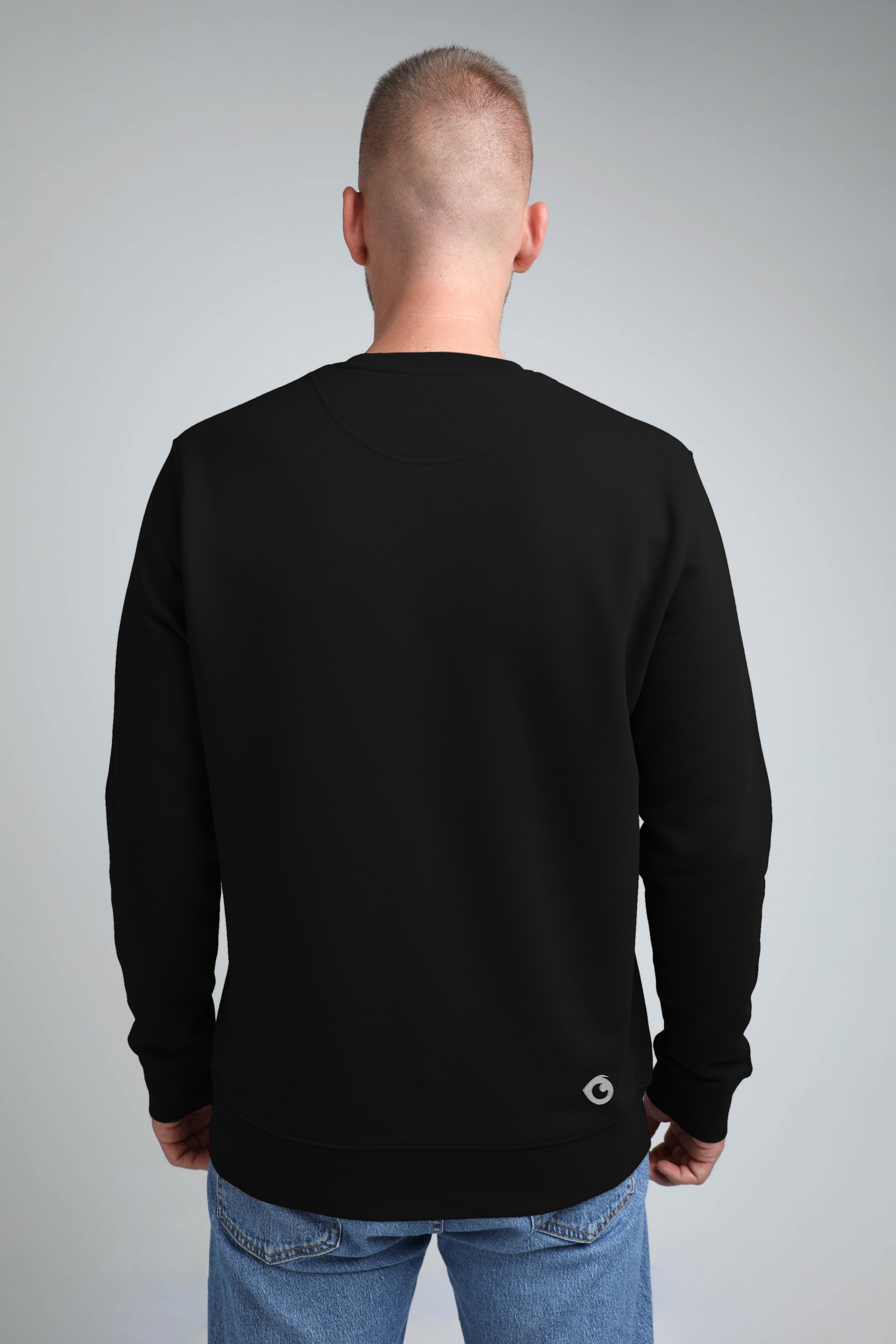 Balance | Crew neck sweatshirt with embroidered dog. Regular fit | Unisex | animalistus