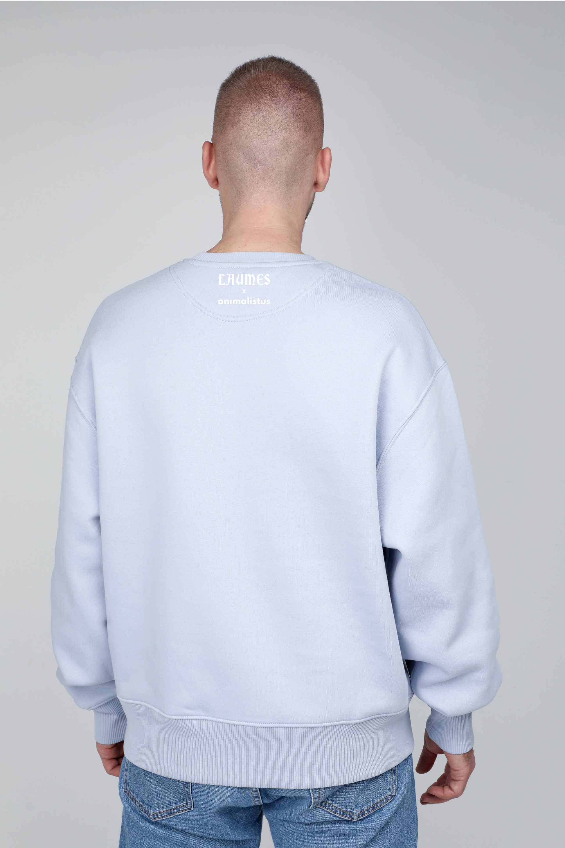 Laumės x animalistus | Crew neck sweatshirt with dog. Oversize fit | Unisex | animalistus