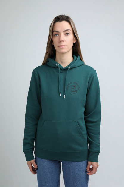 Comme ci comme ca | Hoodie with embroidered dog. Regular fit | Unisex | animalistus