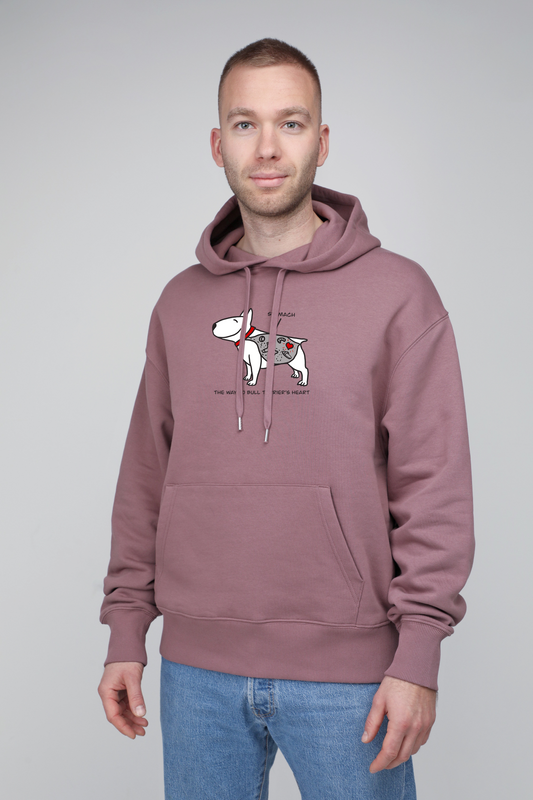 Hungry dog | Hoodie with dog. Oversize fit | Unisex | animalistus