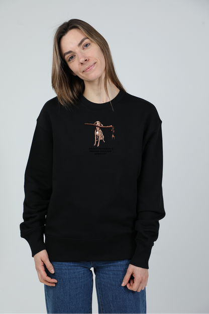 Manager dog | Crew neck sweatshirt with dogs. Oversize fit | Unisex | animalistus