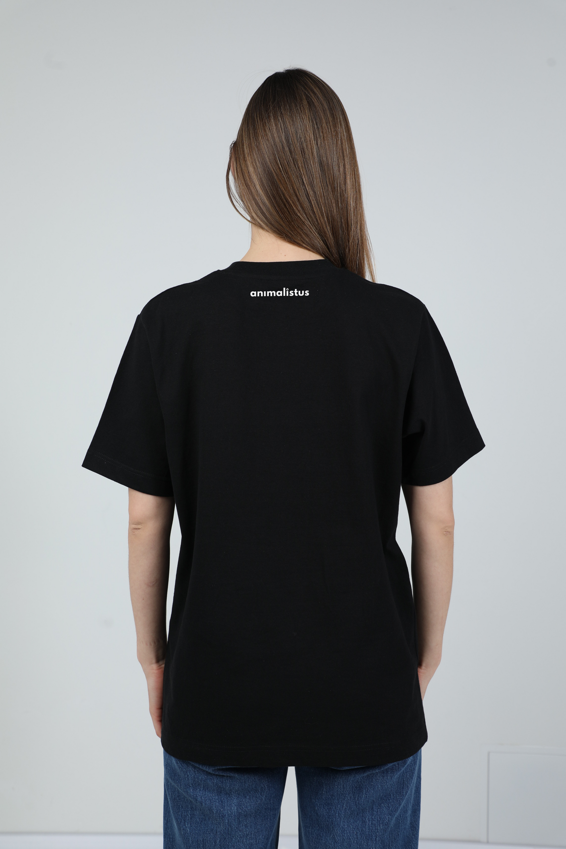 Cosy dog | Heavyweight T-Shirt with dog. Oversized | Unisex | animalistus