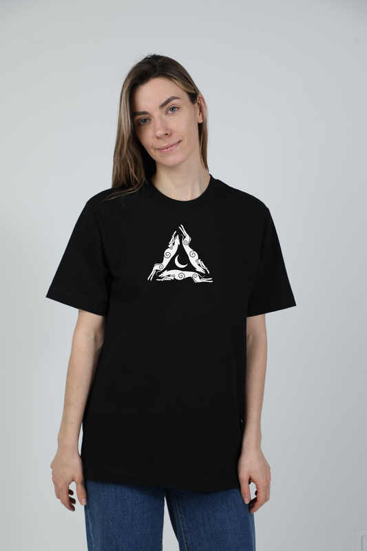 Laumės x animalistus | Heavyweight T-Shirt with dogs. Oversized | Unisex | animalistus