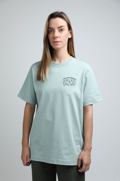 Know your retriever | Heavyweight T-Shirt with embroidered dogs. Oversized | Unisex | animalistus