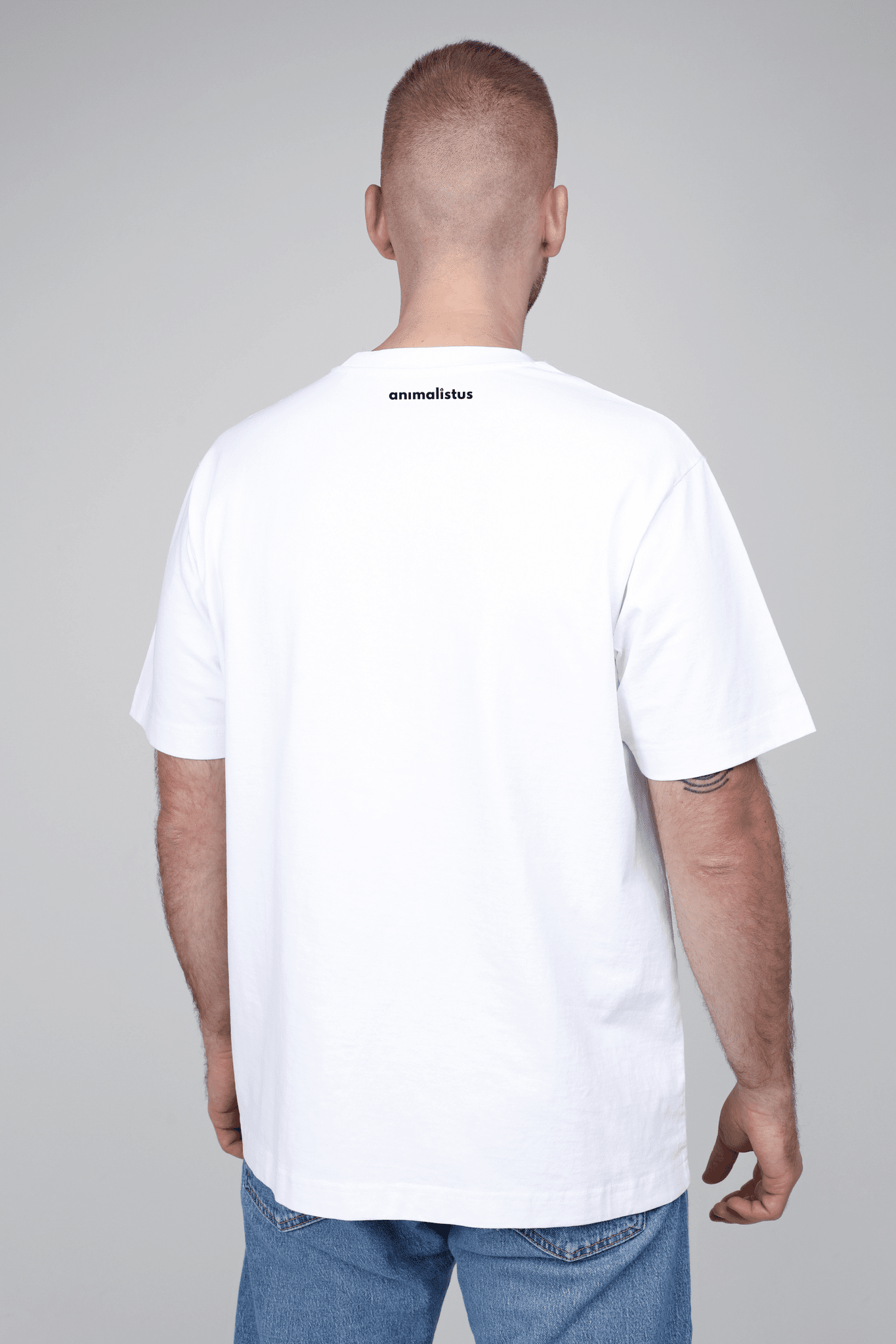 Cosy dog | Heavyweight T-Shirt with dog. Oversized | Unisex | animalistus