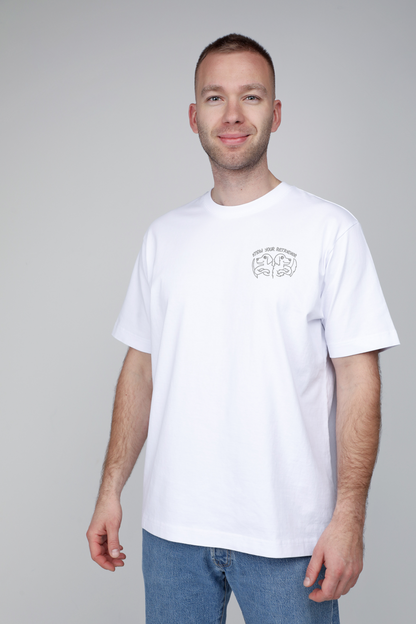 Know your retriever | Heavyweight T-Shirt with embroidered dogs. Oversized | Unisex | animalistus