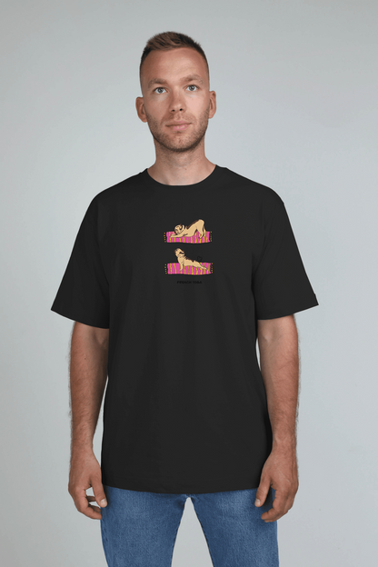 Yoga dog | Heavyweight T-Shirt with dog. Oversized | Unisex | animalistus