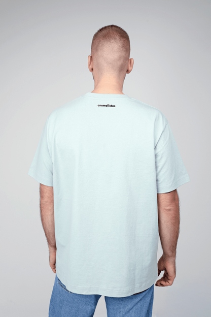 Pure-bred dog | Heavyweight T-Shirt with dog. Oversized | Unisex | animalistus
